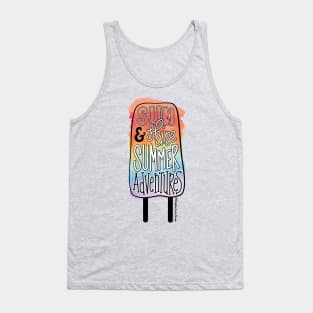 Sunshine and Summer Adventures Rainbow Popsicle ©GraphicLoveShop Tank Top